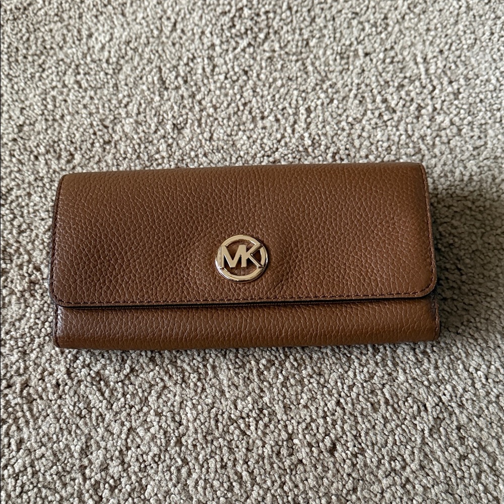 Michael Kors Tan Leather Wallet